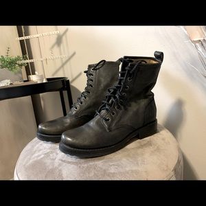 Women’s Frye combat boots, ladies size 5.5.